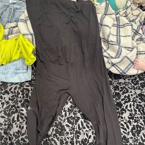 Black Maternity Jumpsuit